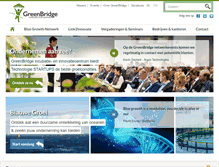 Tablet Screenshot of greenbridge.be